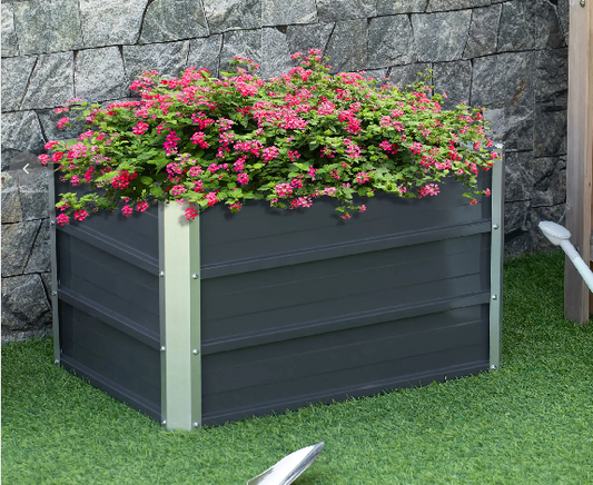 Hochbeet aus Stahl Gartenbeet Pflanzkasten