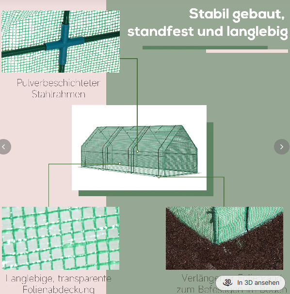 Mini Gewächshaus