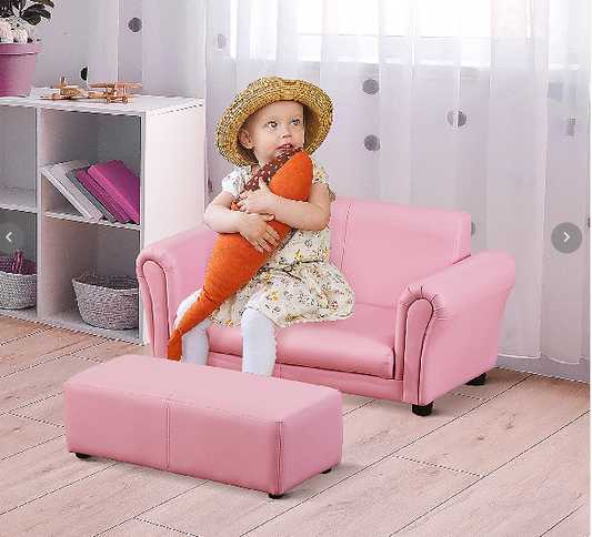 Kindersessel mit Fußhocker
