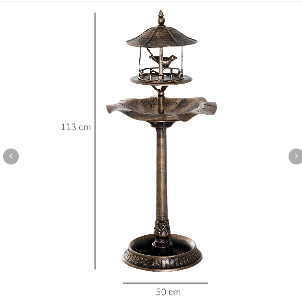 Vogeltränke Vogelbad Vintage Design