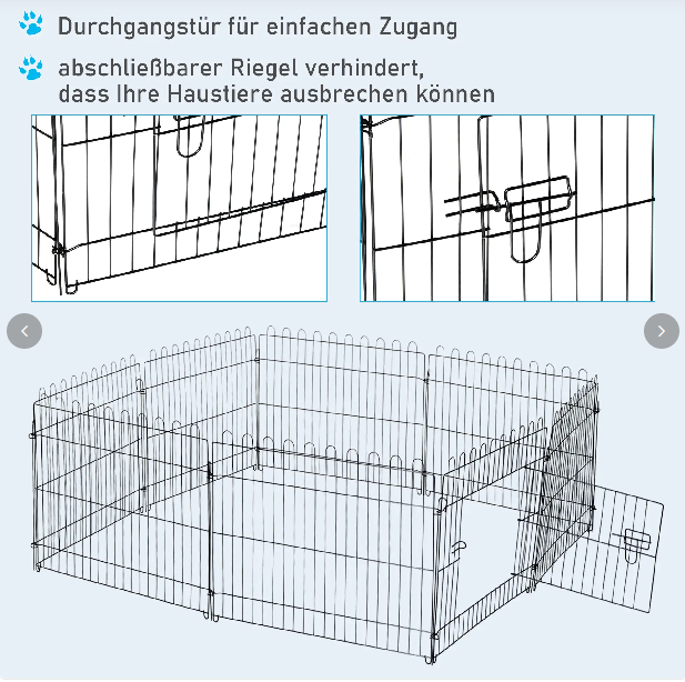 Welpenauslauf Welpenzaun Laufstall Freilaufgehege