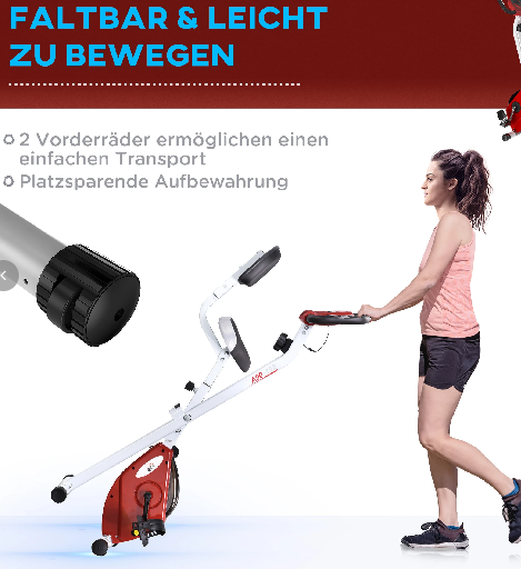 Heimtrainer mit Magnetwiderstand