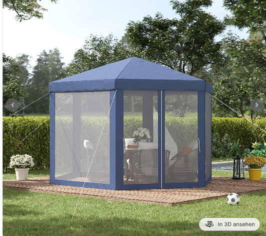 Pavillon Gartenpavillon mit Moskitonetz Partyzelt