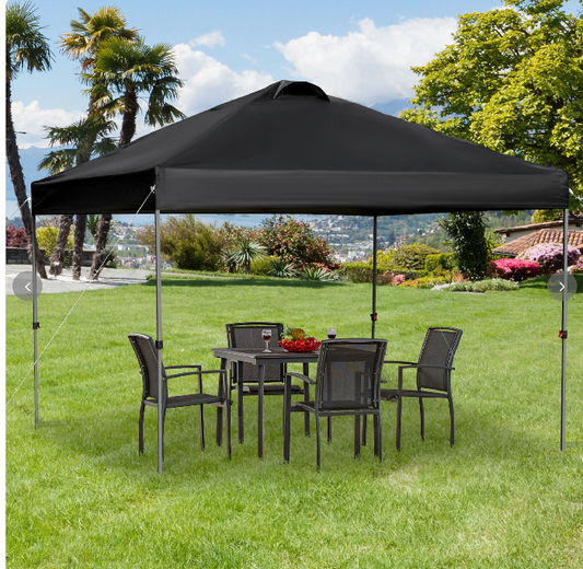 Pavillon ca. 3x3m, wasserdicht Stabil Winterfest Pop-up Faltpavillon